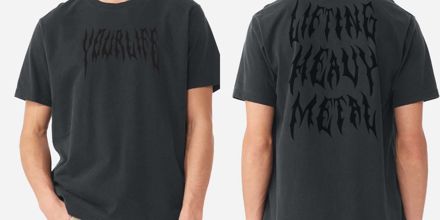 Lifting Heavy Metal Oversized Tee (SHIPPING ONLY)